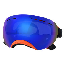 Lovely Pet Sunglasses for Outdoor Travel-orange frame blue lens