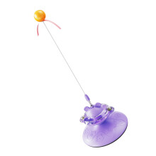 Creative Cats Wand Toy Langzaam voerspeelgoed voor katten,-Paars