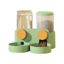 Cat Water Feeder Cat Feeding Watering feeder Cat Water-Green