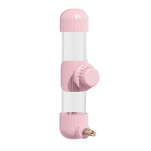 Water Bottle Automatic Feeder for Birds Small Animals No-Pink S