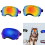 Dog Glasses Pet Adjustable-white frame transparent  lens 2