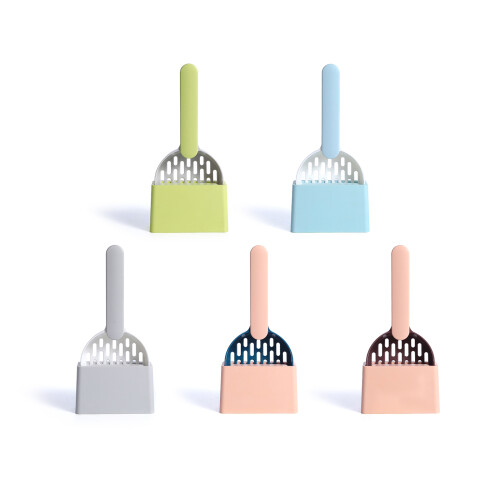 Efficient Cat Litter Scoops with Holder Cats-Indigo plus powder 1