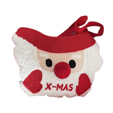 Fashion Pet Christmas Theme Saliva Towel-red nose santa claus