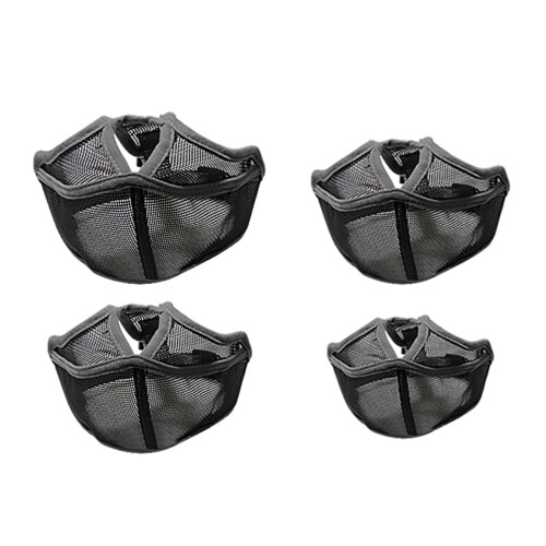 Dogs Muzzle BitingPrevent Dog Grooming Muzzle-XL Black 1