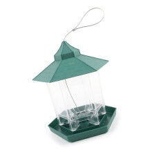 Plastic Duiven Papegaaien Ophangbare Feeder Transparant-Groente