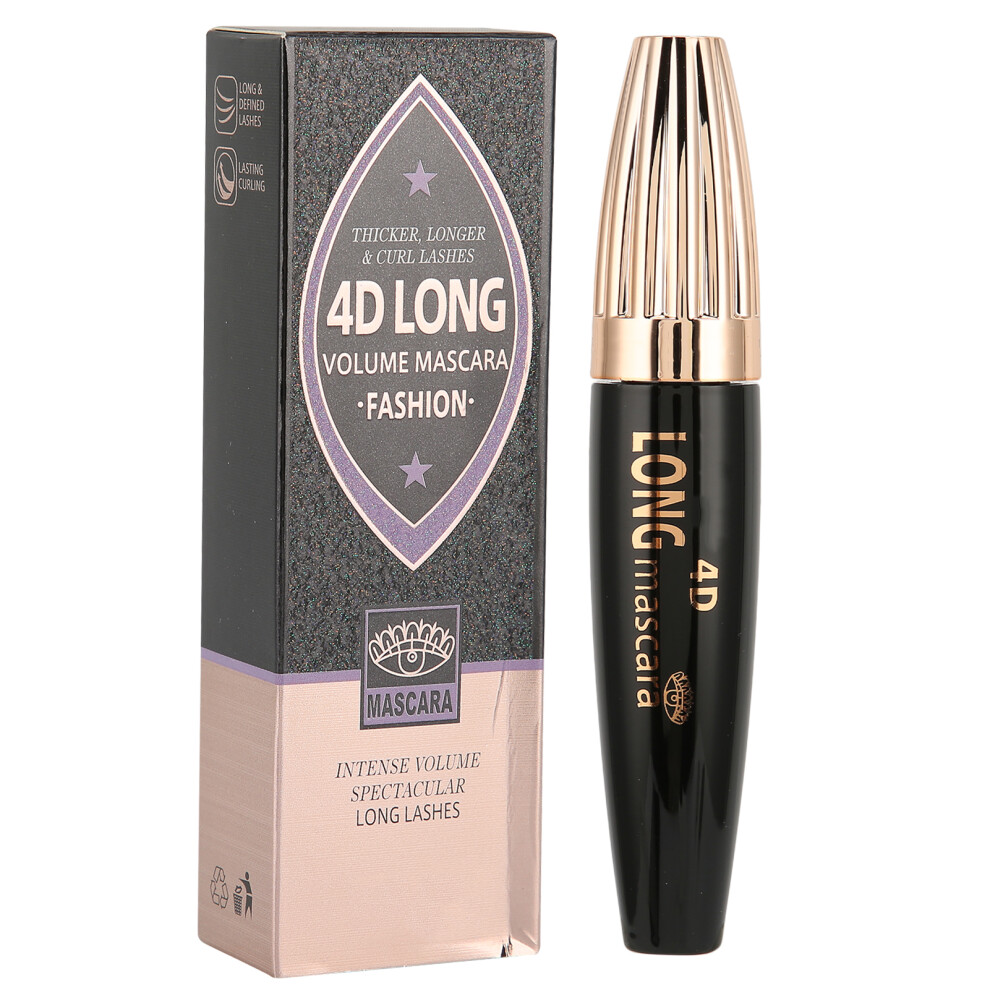 Smudge Proof Silk Fiber Mascara Waterproof Formula For Long Lasting Dramatic Volume Thickened Eyelashes With Cruelty Free Ingredients For Nightclubs