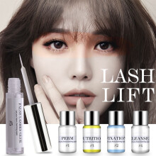 Eyelash Perm Kit Lash Lift Tools, Improved White Milky Glue Non Irritating Ingredients Long Lasting Dreamy Curled Lashes For Salon & Home