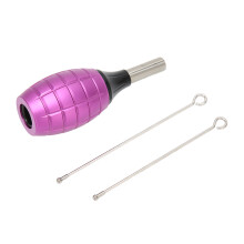 Tattoo Grip Revolution, Mechanical Squeeze Whistle Adjustable Needle Length For All Major Cartridge Machines, Ergonomic Design For Reduced Fatigue