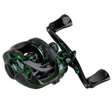 Baitcasting Reel 7.2:1 AllMetal Frame Magnetic Brake 20Level FineTuning Knob Saltwater Freshwater Compatible