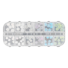 Decorazione per unghie 3D Fiori Set di strumenti per manicure Decorazione unghie unica Acrilico di alta qualità per unghie acriliche con materiale