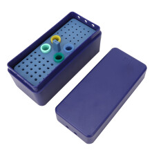 Contenitore per la sterilizzazione di strumenti odontoiatrici, robusto astuccio in plastica ecologica con fori multipli e coperchio sicuro, ideale