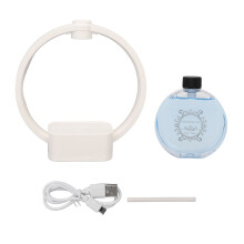 2-i-1 Aura-lampe for hjemmet, veggmontert med USB-ladeport, energisparende LED-pære sikrer koselig atmosfære, ideell for aromaterapi og dekorative