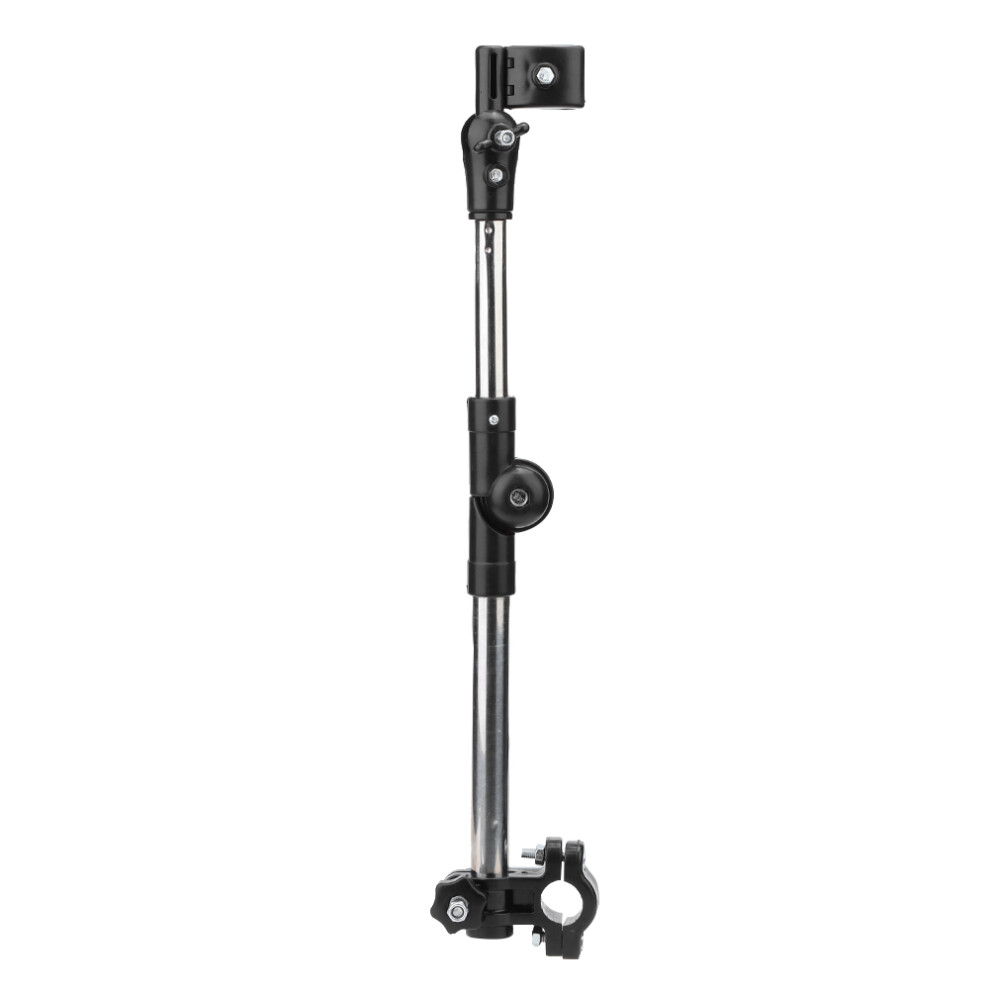 Adjustable Umbrella Holder Mount, 360 Degree Rotatable Umbrella Clamp Stand for Mobility Scooter Power Chair Stroller Deck Chair, Fully Adjustable Fi