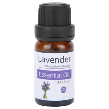 Premium lavendel eterisk olje med beroligende aromaterapifordeler, vanntett støvtett emballasje, fint håndverksflaske for langvarig flørting.
