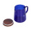 Caraffa da caffè 500 ml, altezza 12 cm, coperchio da 8,3 cm, blu 3