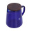 Caraffa da caffè 500 ml, altezza 12 cm, coperchio da 8,3 cm, blu 13