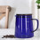 Caraffa da caffè 500 ml, altezza 12 cm, coperchio da 8,3 cm, blu 11