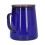 Caraffa da caffè 500 ml, altezza 12 cm, coperchio da 8,3 cm, blu 1