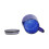 Caraffa da caffè 500 ml, altezza 12 cm, coperchio da 8,3 cm, blu 6
