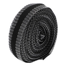 Trouser Leg Stickers SelfAdhesive Hemming Tape Polyester IronOn For Pants Black 1000x2.5x0.1 CM
