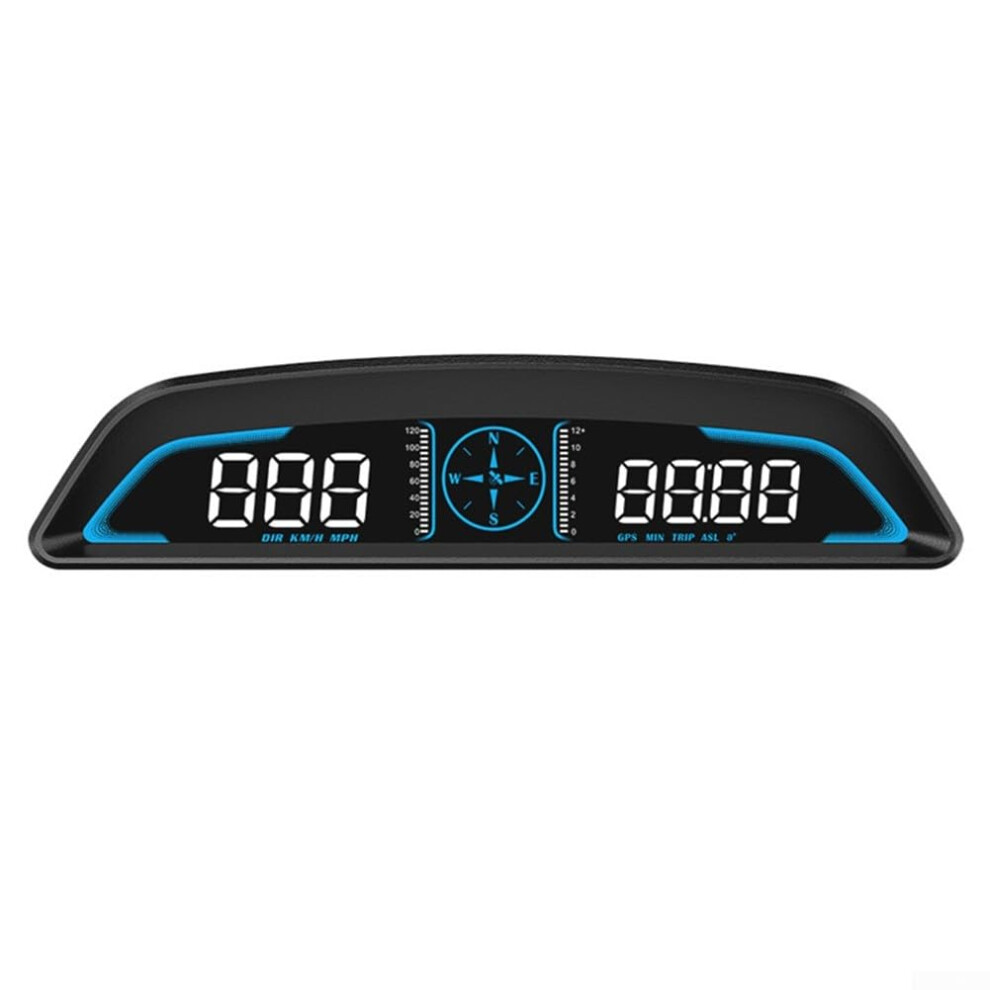 Gps Speedometer 5 Inch Car Hud Display With Overspeed Alert And Automatic Brightness 9199774241922