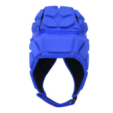 Football Helmet For Baseball Rugby Goalkeeper Multi Sport Head Guard Blue Size L