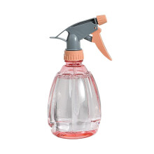 2 Pack Empty Spray Bottles 500ml Capacity, Continuous Mist And Stream Sprayer, Adjustable Nozzle, Transparent Pink