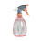 2 Pack Empty Spray Bottles 500ml Capacity, Continuous Mist And Stream Sprayer, Adjustable Nozzle, Transparent Pink 1