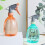 2 Pack Empty Spray Bottles 500ml Capacity, Continuous Mist And Stream Sprayer, Adjustable Nozzle, Transparent Pink 4