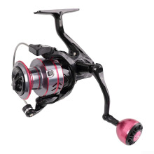 Spinnings Reel With CNC Interchangeable Handle, 5.21:1 Gear Ratio, Metal Reminder Device, Drag System