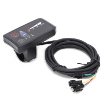 Panneau de commande LCD 24 V pour vélo 810, montage 22 mm, couleur