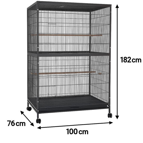 Little-Friends Aviary Grand Flight Cage for Large Bird Colonies 1