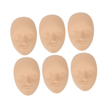 Set di pelli da allenamento per microblading 3D facciale per principianti, 10 pezzi, spessore 1,88 mm