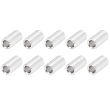 Unthreaded Aluminum Spacer 6mm Diameter x 12mm Length Standoff 10 Pieces