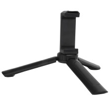 Mini trépied de bureau pour téléphone 4cm x 12cm noir 108g