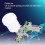 TE2006 Portable Spray Gun Kit, 125ml, 1.0mm Nozzle 3
