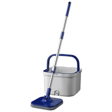 Spin Mop and Bucket, 360 Rotating Microfiber Mop for Hardwood and Tile Floors with Adjustable Handle