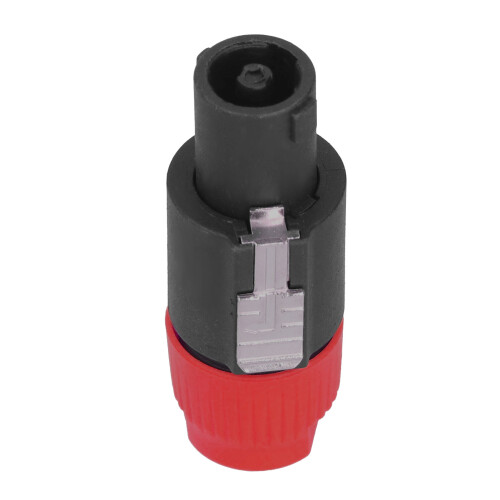 4Pcs 4-Pole Twist Lock Speaker Cable Connector for Audio Amplifiers CNL4FC Red 1