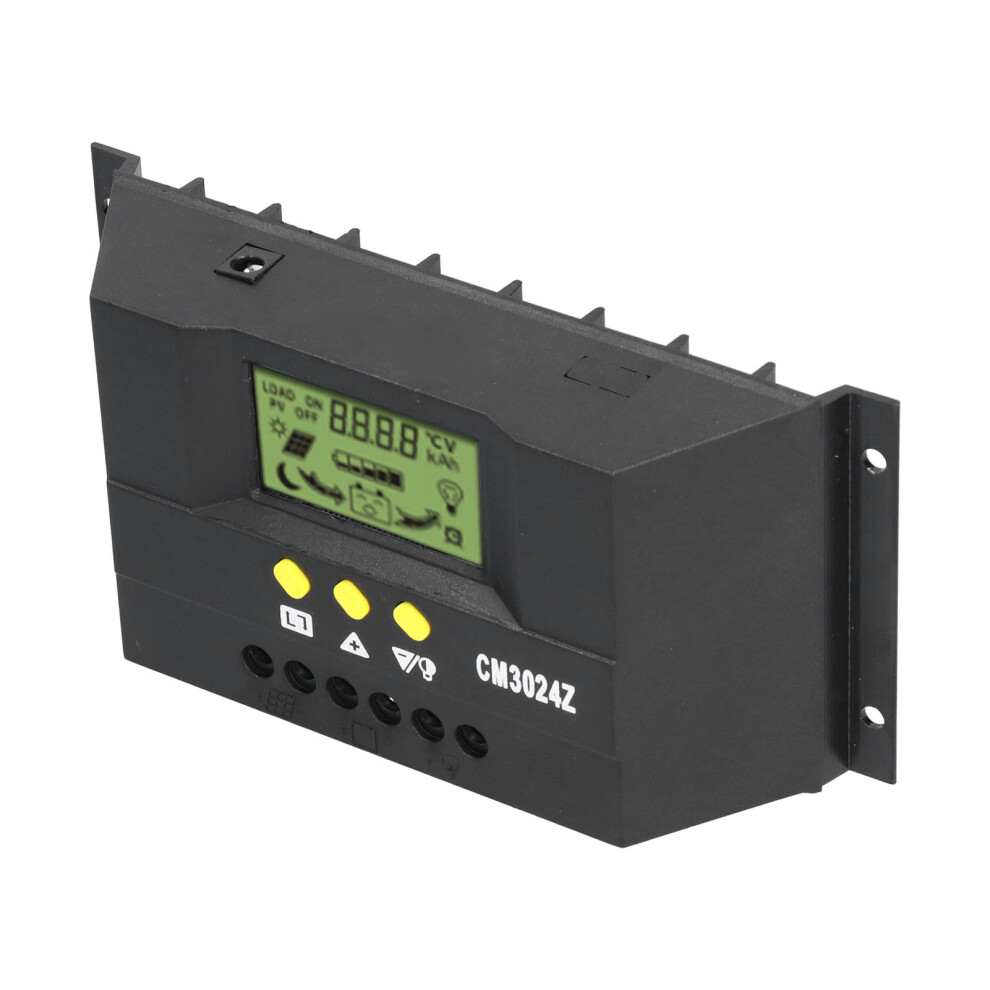 Smart 30A Solar Charge Controller Cm3024z 12V/24V With Lcd Screen 9481377513248