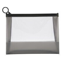 Wiederverwendbare Kosmetiktasche für Reisen, TSA-konform, auslaufsicher, transparent, mit Reißverschluss, halbtransparentes Design, platzsparend,