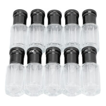 Ensemble de flacons en verre transparents avec bouchon roll-on pour huiles essentielles, mini-flacons cosmétiques étanches avec compte-gouttes,