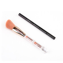 Doppelfunktionales Kabuki-Make-up-Pinselset mit einziehbarem Design, hochwertigen Materialien für flüssiges Puder-Make-up, Foundation und
