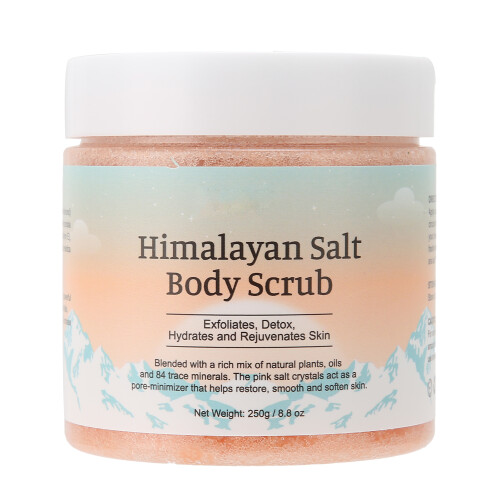 Απαλό απολεπιστικό scrub με αλάτι Ιμαλαΐων με δυνατότητες αποτοξίνωσης του 1
