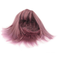 Haut en monofilament de fibre résistante à la chaleur, perruque courte synthétique style Lolita cosplay coréen, soyez votre propre beauté,