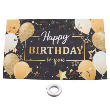 Striscione di sfondo per compleanno, forniture per eventi riutilizzabili per celebrazioni memorabili, sfondo fotografico con colori vivaci e dettagli