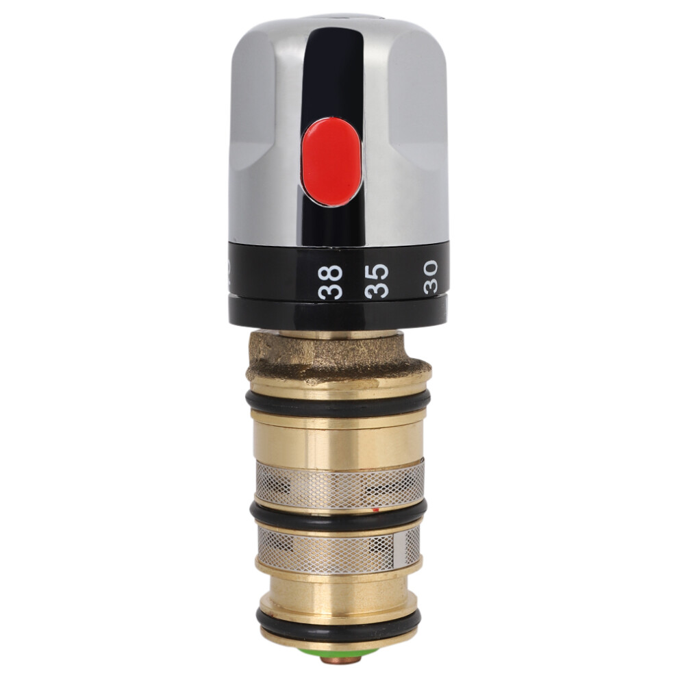 Precision Temperature Control, Solid Brass Thermostatic Mixing Valve, Ensuring Consistent And Safe Water Temperatures, Easy Installation Us Standard 9358999905532