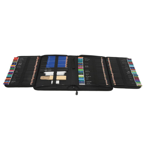 Colored Pencils Variety for Artists, Premium Art Supplies in Complete Sketching Kit with Step-by-Step Tutorial and Multi-Surface Compatible Tools 2