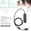 H901 Adaptateur USB Noir Réglable 3,5 mm vers USB 7