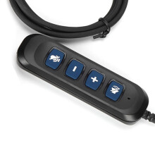 H901 USB QD Adattatore per cuffie 3.5mm a USB Blu