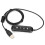 H901 Adaptateur USB Noir Réglable 3,5 mm vers USB 4